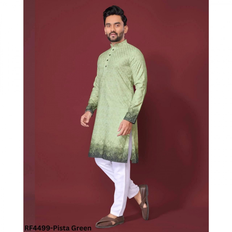 Stand Collar Muslim Shirt Men  - Ethnic Fashion India ulasan dan harga