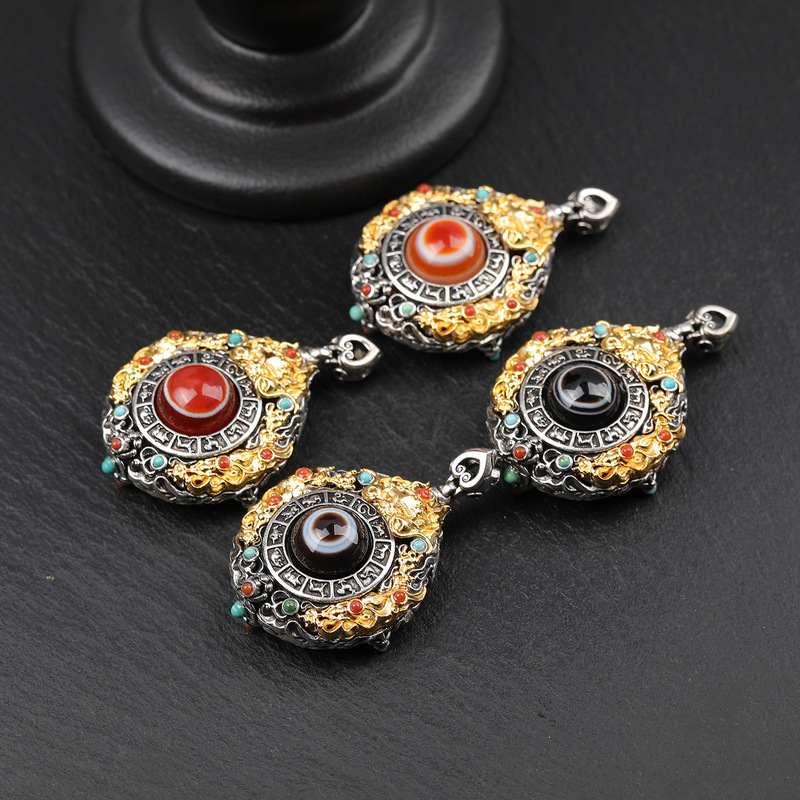 Tibetan-Style Pendant Necklace - Ethnic Fashion Design ulasan dan harga