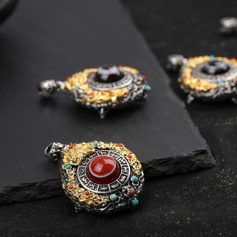 Tibetan-Style Pendant Necklace - Ethnic Fashion Design ulasan dan harga