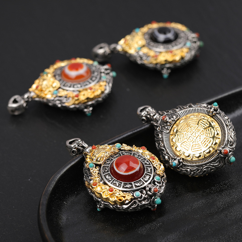 Tibetan-Style Pendant Necklace - Ethnic Fashion Design ulasan dan harga