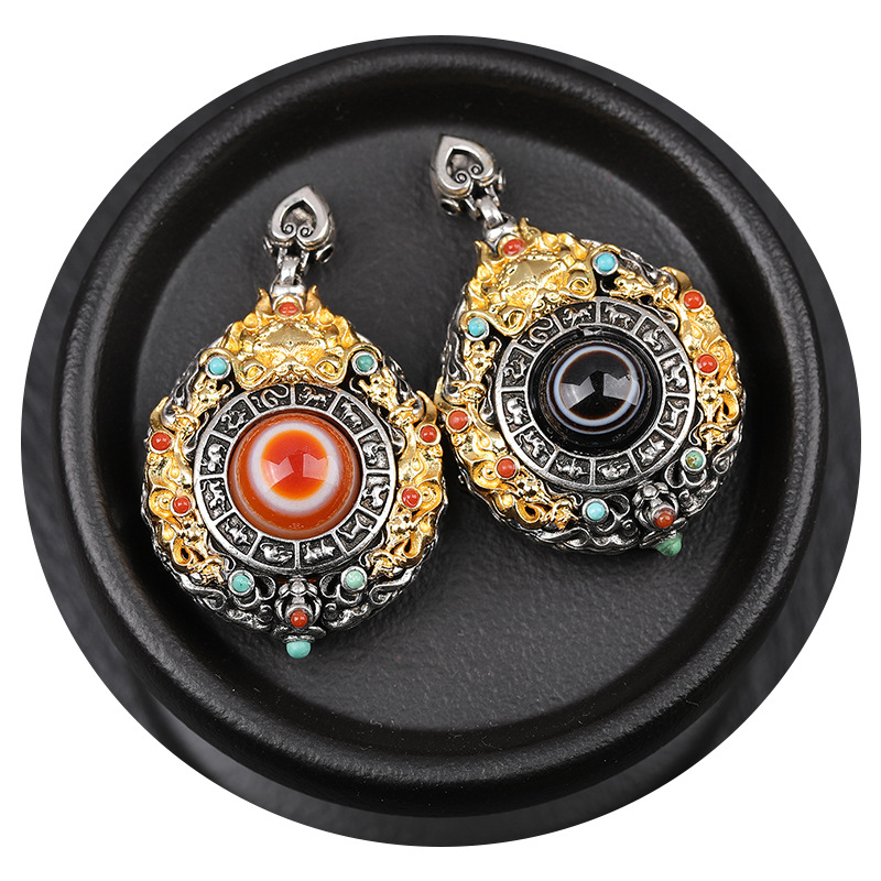 Tibetan-Style Pendant Necklace - Ethnic Fashion Design ulasan dan harga