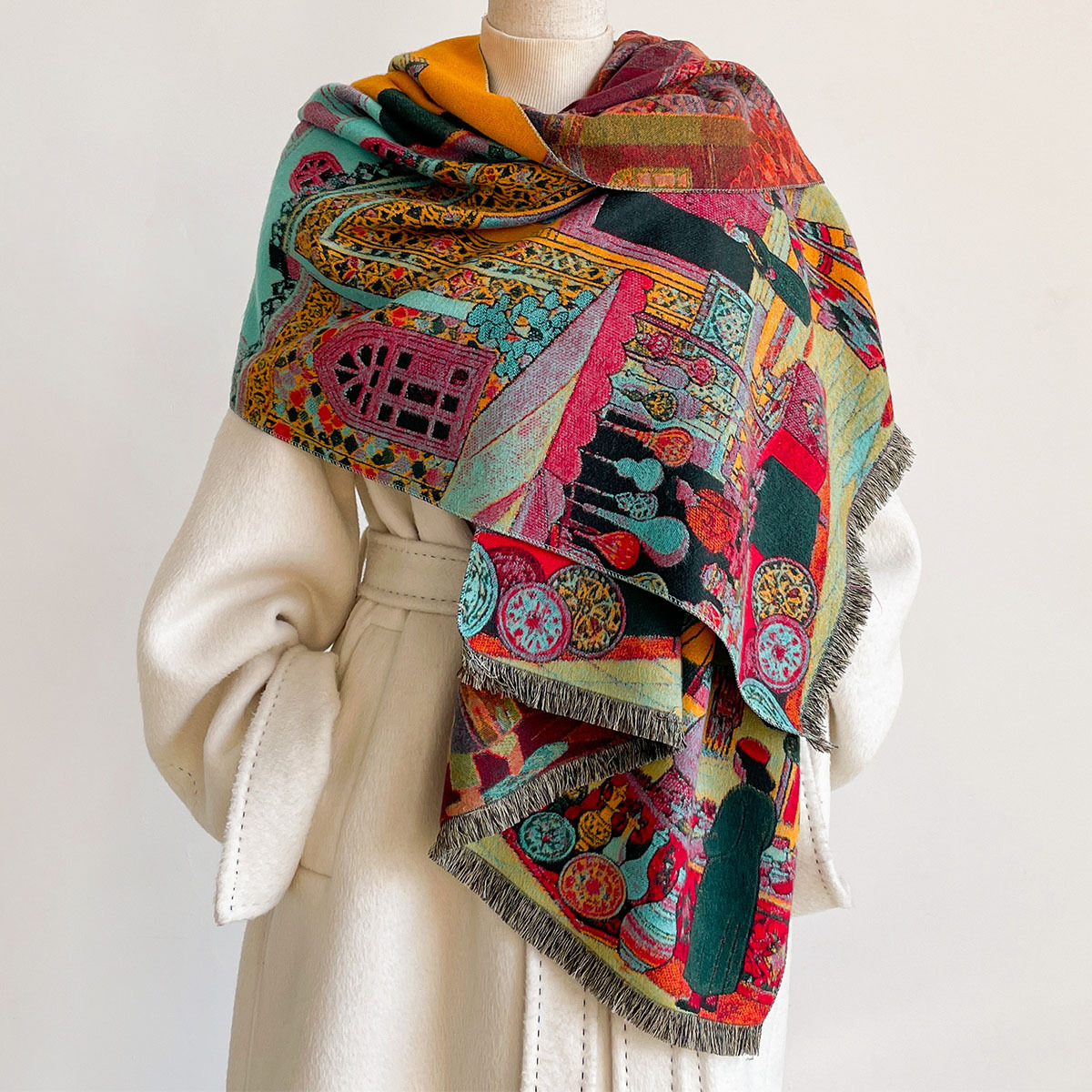 Autumn Winter Women Imitation  - Go Ethnic Fashion ulasan dan harga