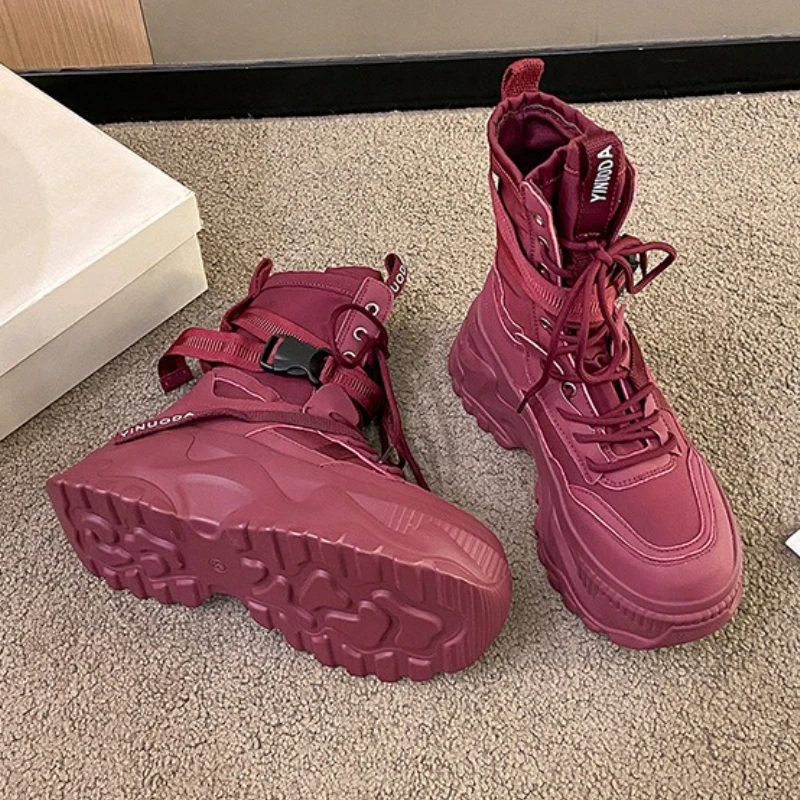 Autumn Winter Platform Boots W - Ethnic Modern Fashion ulasan dan harga