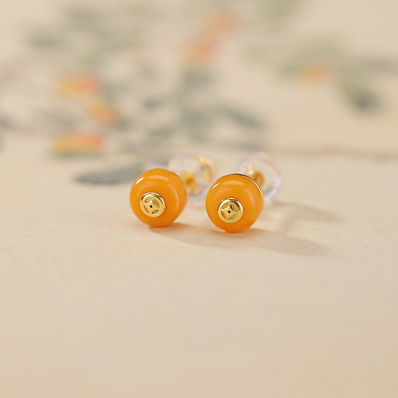 Amber S925 Sterling Silver Coi - Ethnic Fashion Co In ulasan dan harga