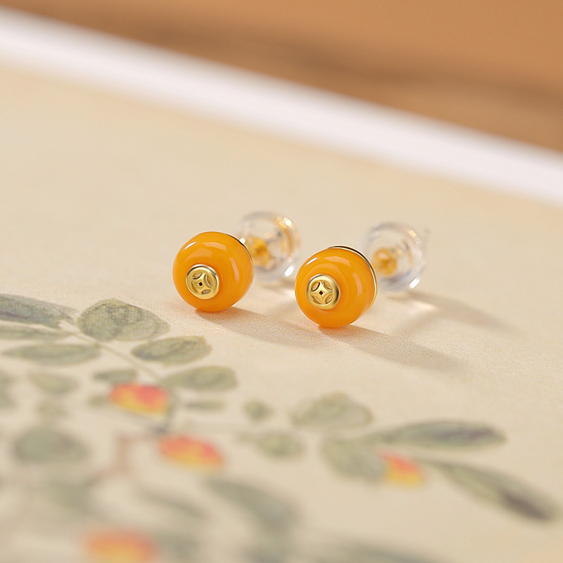 Amber S925 Sterling Silver Coi - Ethnic Fashion Co In ulasan dan harga