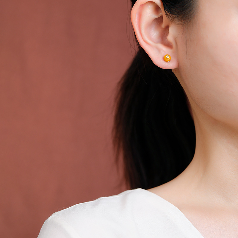 Amber S925 Sterling Silver Coi - Ethnic Fashion Co In ulasan dan harga